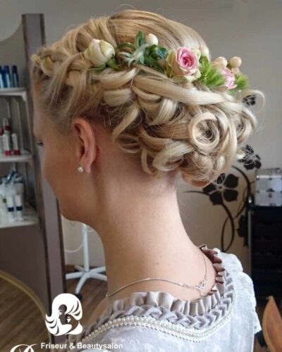 Bavarian Princess, Brautfrisur Hochzeit Heiraten © Salon "𝓓𝓪𝓷𝓷𝔂'𝓼" in Wismar - Ihr Friseur und Beauty-Experte