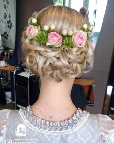 Bavarian Princess, Brautfrisur Hochzeit Heiraten © Salon "𝓓𝓪𝓷𝓷𝔂'𝓼" in Wismar - Ihr Friseur und Beauty-Experte